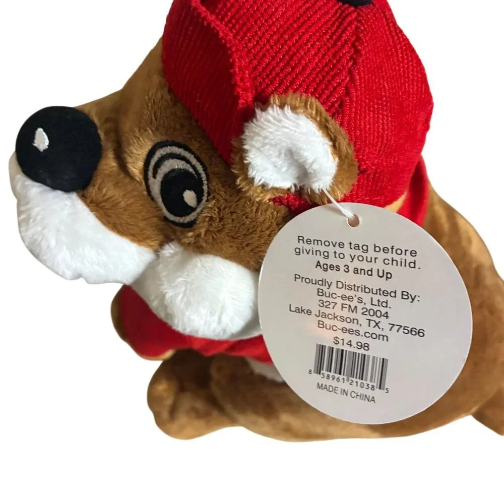 JAAG Buckey Beaver Buc-ees Mascot Truck Stop Plush Stuffed Animal‎ Toy 11 Inch